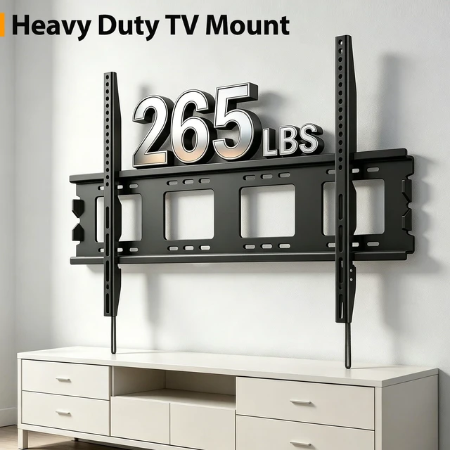 Alt view image 4 of 5 - GLWIXY TV Wall Mount for 50-120 inch Quick Release Lock Low Profile Bracket