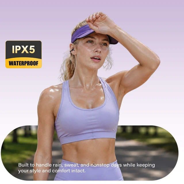 Alt view image 5 of 5 - Open Ear Clip-on Earbuds,Bluetooth 6.0 Open Earbuds,Touch Control Operate
