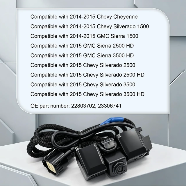 Alt view image 5 of 5 - Rear View Camera 22803702 HD Night Vision Park Assist Backup Camera