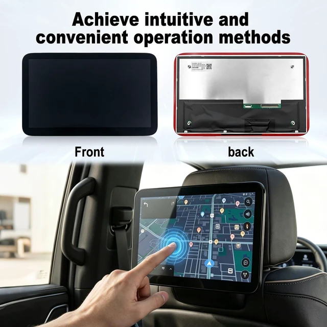 Alt view image 2 of 5 - 12.6" Headrest Rear Seat TV DVD Screen 85100044 for Cadillac GMC Yukon