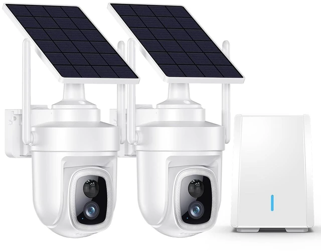 Main image of Fociey 4K Solar Security Cameras Wireless Outdoor with Local Storage Base