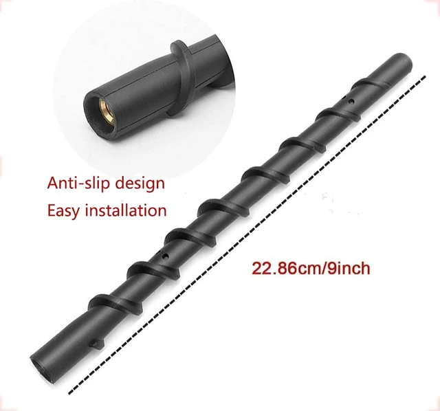 Alt view image 2 of 5 - VAGMI 9" Motorcycle Antenna for Harley Davidson 1989+(2-Pack)