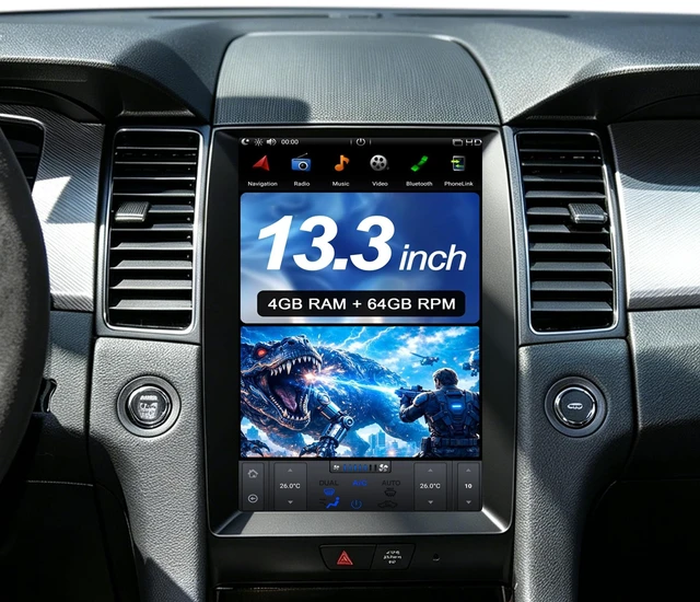 Main image of for Ford Taurus 2012-2016 13.3" Car Radio, Wireless CarPlay & Android Auto