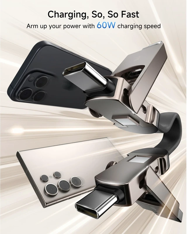 Alt view image 3 of 5 - 6-in-1 Keychain Charging Cable,60W Fast Charging Multi Charging Cable with USB-A,USB-C,L & Micro USB Connectors,Travel Essentials for Cruise Vacation, Camping, iPhone 18 Pro/Duo/17-12,Samsung,iP