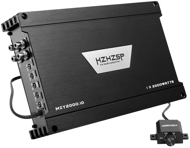 Main image of HZHZSP 2000W RMS Class D Monoblock Car Subwoofer Amplifier, 1 Ohm Stable