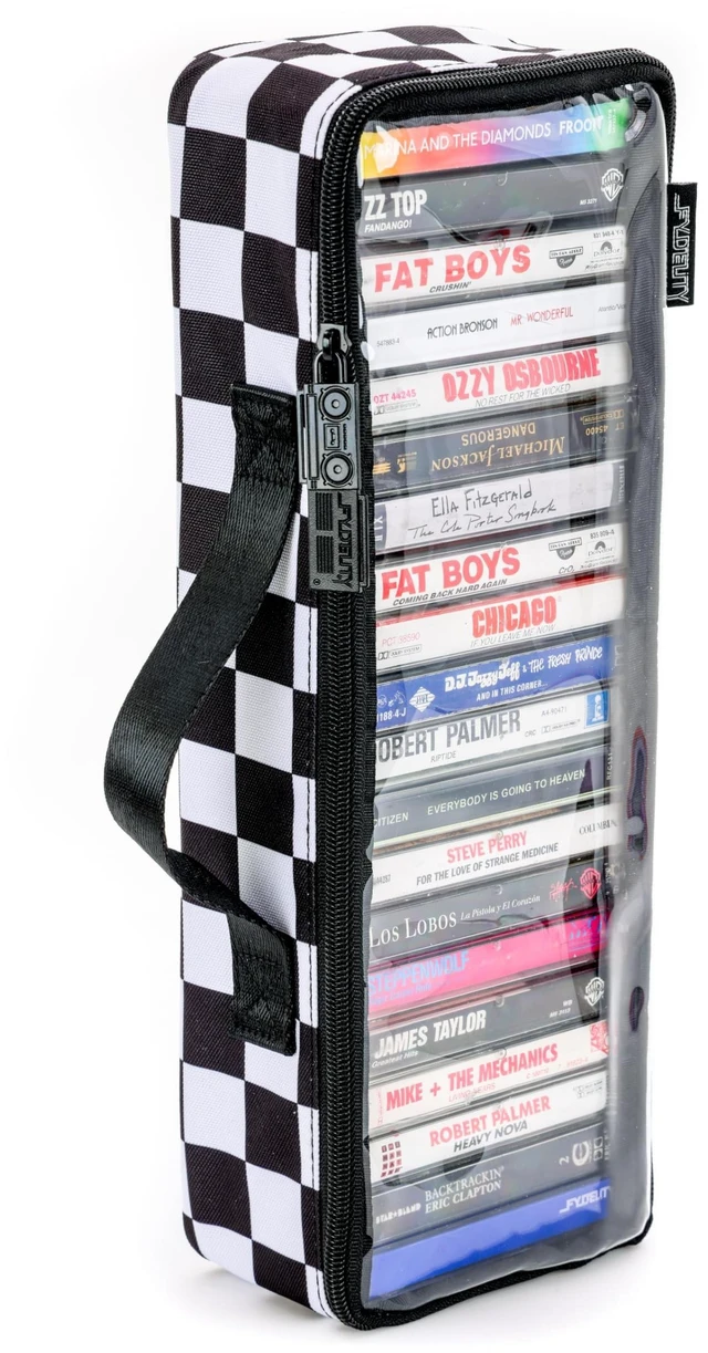 Main image of Fydelity Blank Cassette Tape Carrying Case, Cassette Tape Storage Case 20pc