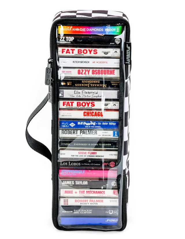 Alt view image 2 of 5 - Fydelity Blank Cassette Tape Carrying Case, Cassette Tape Storage Case 20pc