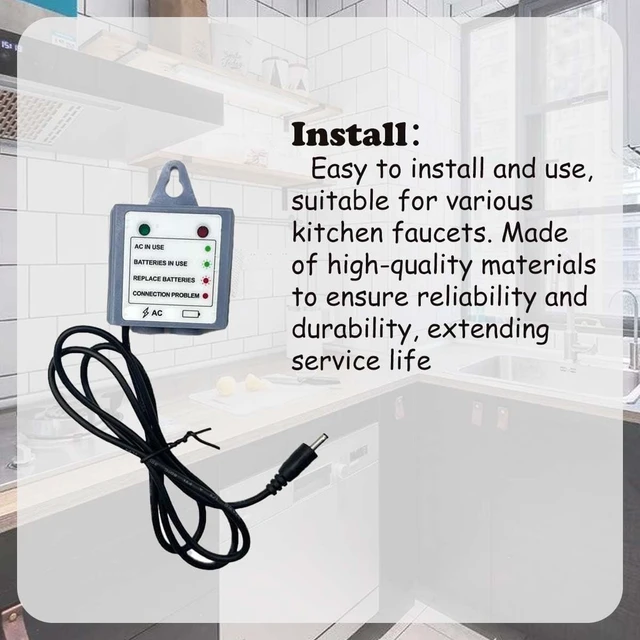 Alt view image 4 of 5 - 169031 AC Power Adapter Kit Power Splitter for Kitchen Faucet Connect