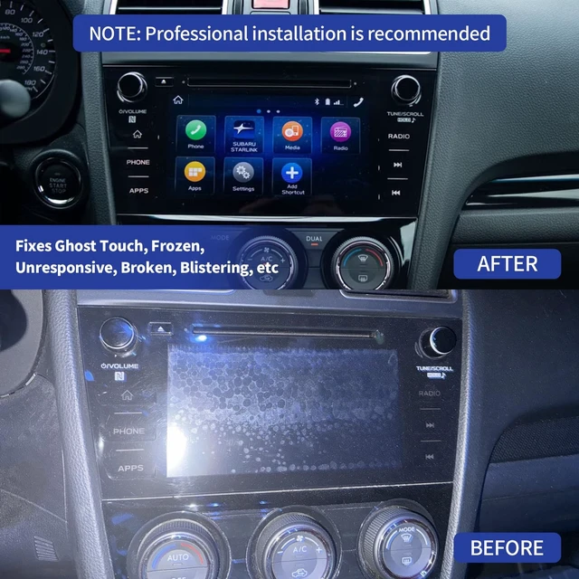 Alt view image 5 of 5 - TsuperU 7" Touch Screen Digitizer Replacement for Subaru WRX STI Radio Screen 2019-2021, Touchscreen fit 86431VA610 86431VA620 86341VA660 86431VA680 86471VA630 86471VA610 OEM Navigation System-Phone