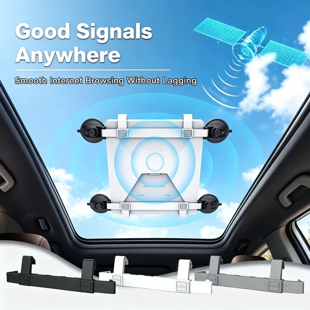 Alt view image 2 of 5 - Starlink Mini/GEN3 Suction Cup Mount Starlink Accessories for Car Sunroof