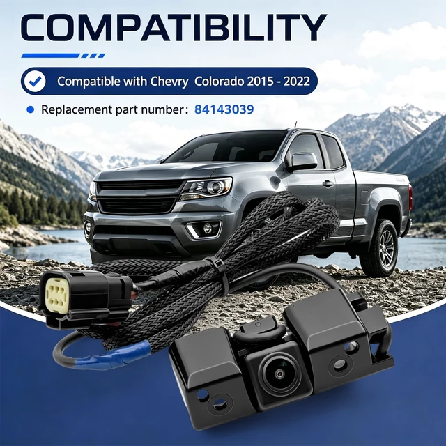 Alt view image 3 of 5 - 84143039 Rear View Backup Reverse Park Assist Camera for Chevy Colorado