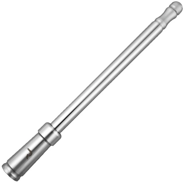 Main image of RECON Aluminum 8" Antenna Mast Style (Fits OEM Factory Threaded Antenna) - Chrome