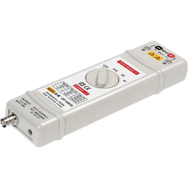 Alt view image 3 of 3 - PINTECH Low Voltage Differential Probe 70V, 60MHz, 1X/5X/10X Attenuation Rate Oscilloscope Probe Kit DP-60HS