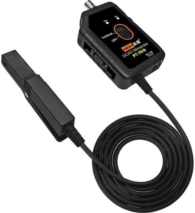 Main image of PINTECH Oscilloscope AC/DC Current Probe PT-7010 Small Current Measurement 4.5A/2KHz,Include DMM Convertor