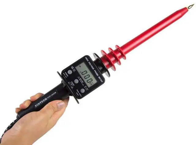 Alt view image 4 of 7 - PINTECH DC High Voltage Probe, 40kV, 2000M High Voltage DC Meter Attenuation Rods with LCD Display, HVP-40DM