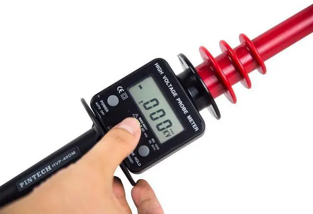 Alt view image 5 of 7 - PINTECH DC High Voltage Probe, 40kV, 2000M High Voltage DC Meter Attenuation Rods with LCD Display, HVP-40DM