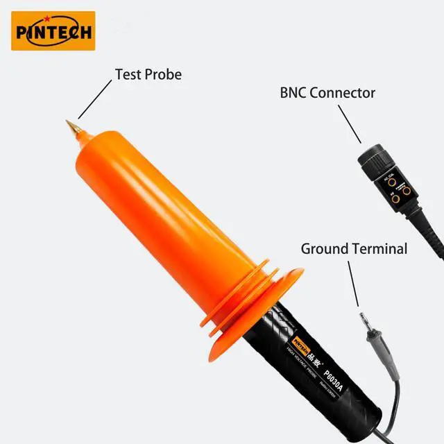 Alt view image 2 of 3 - PINTECH High Voltage Probe for Oscilloscope, 30kV, 20MHz, 1000:1 Attenuation Rate, Oscope Probe with BNC Connector, P6030A