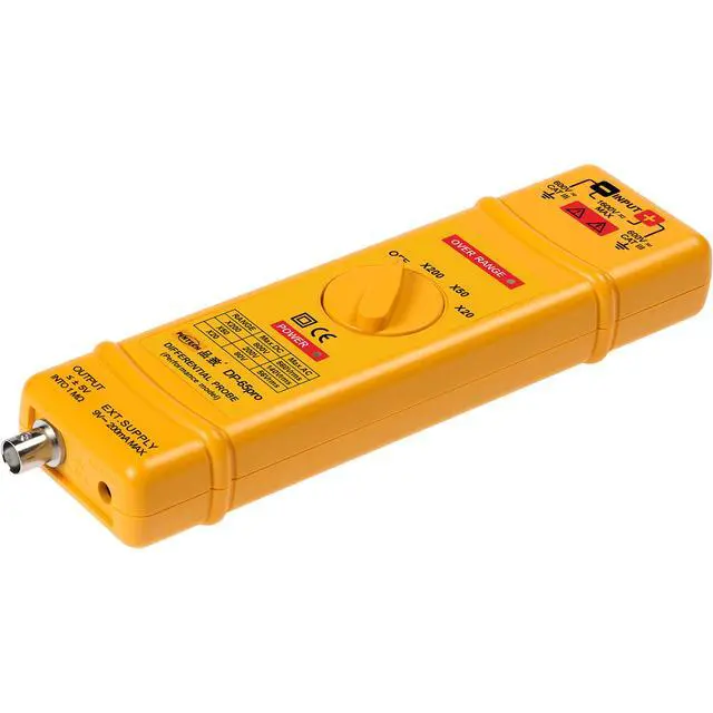 Alt view image 2 of 4 - PINTECH High Voltage Differential Active Probe 1600V, 65MHz, 20X/50X/200X Attenuation Rate, 5.4ns Rise Time Oscilloscope Probe DP-65Pro