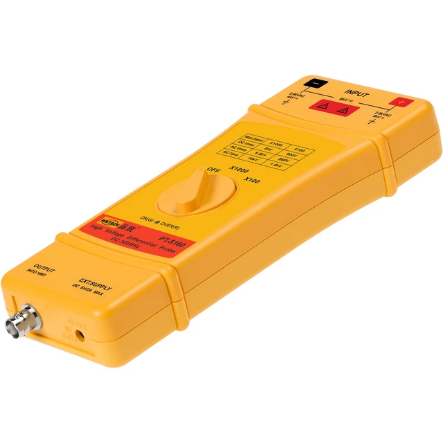 Alt view image 3 of 4 - PINTECH High Frequency Differential Probes 16kV, 100MHZ 100X/1000X Attenuation Rate, Oscilloscope Probe with Standard BNC Interface, PT-5160