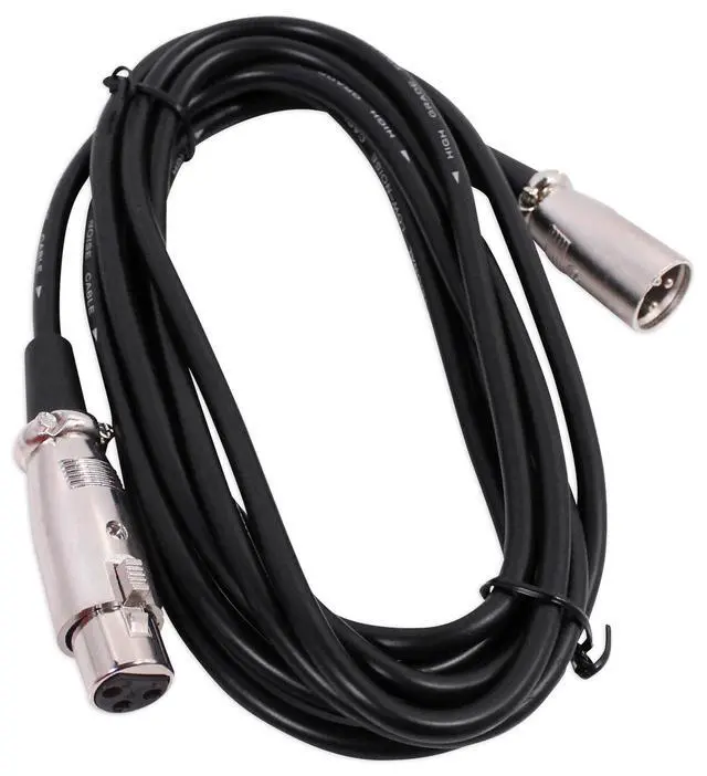 Alt view image 4 of 7 - RMM-XLR Super Cardioid Dynamic Microphone, 600 Ohm, Metal Body, On/Off Switch, 10ft XLR Cable, Black Finish, for Live Performances and Vocals