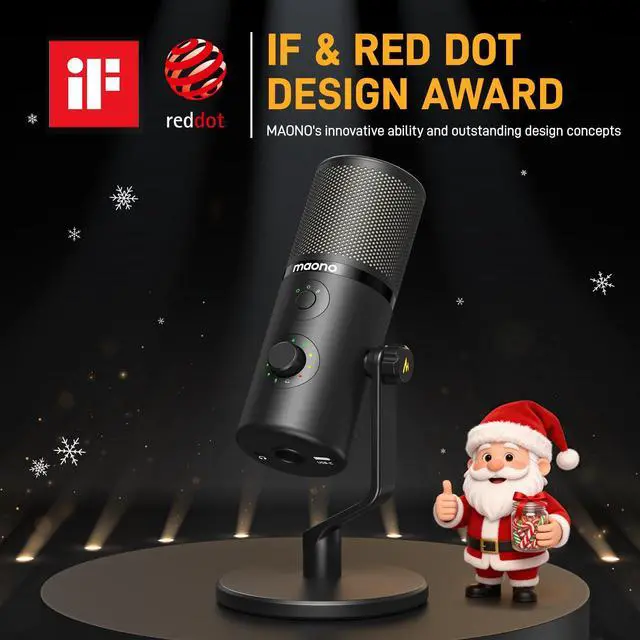 Alt view image 2 of 7 - USB Microphone for Gaming Streaming, Podcast Condenser mic with 3 Polar Patterns Software for Twitch TikTok YouTube Discord, Profession Studio Recording Mic for Computer PC Mac DM50