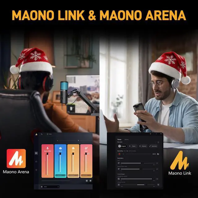 Alt view image 6 of 7 - USB Microphone for Gaming Streaming, Podcast Condenser mic with 3 Polar Patterns Software for Twitch TikTok YouTube Discord, Profession Studio Recording Mic for Computer PC Mac DM50