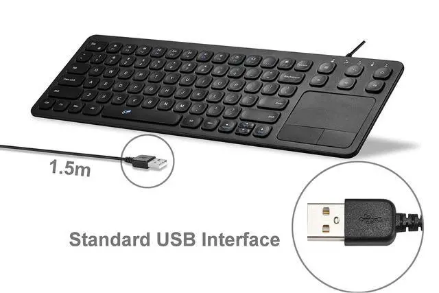 Alt view image 3 of 4 - 15 Inch USB Keyboard with Touchpad-Great For Raspberry Pi