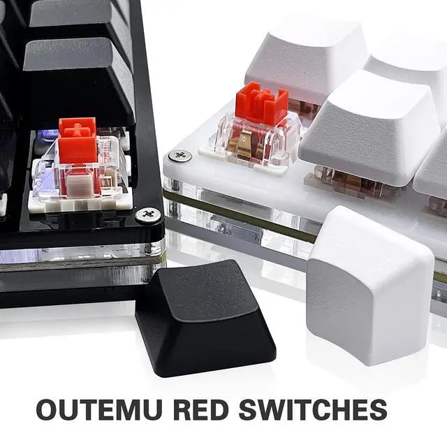 Alt view image 4 of 7 - 12 Key Mechanical Gaming Keyboard One Handed Keypad USB-C Wired OSU Keypad Programmable and Hot Swappable Keyboard.