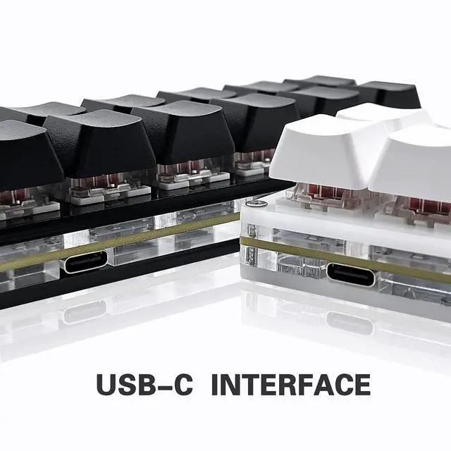 Alt view image 3 of 7 - 12 Key Mechanical Gaming Keyboard One Handed Keypad USB-C Wired OSU Keypad Programmable and Hot Swappable Keyboard.