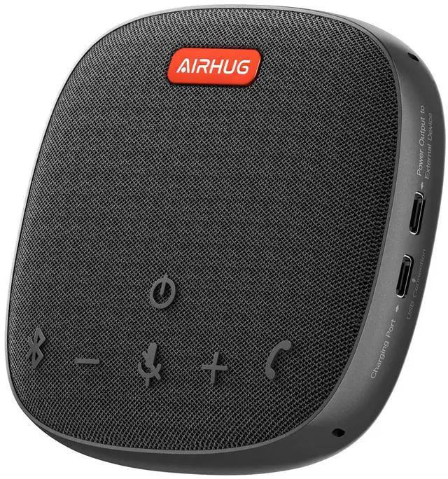 Main image of Conference Speaker and Microphone, Bluetooth Speakerphone with 360° Voice Pickup, Advanced Noise Reduction, USB-C Plug & Play, Compatible with Zoom and MS Team