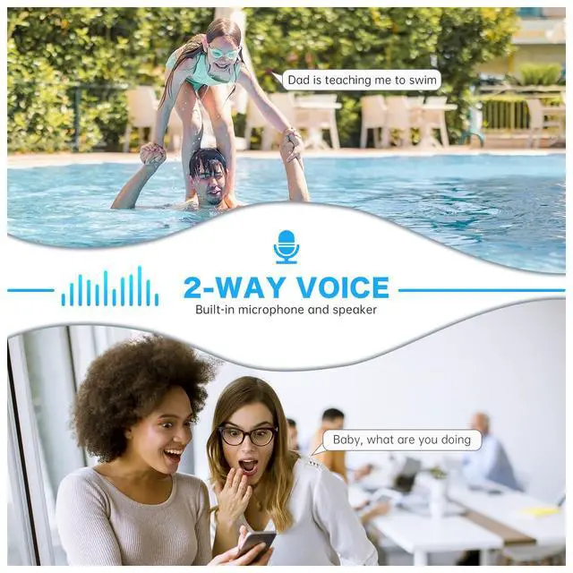 Alt view image 4 of 6 - 2K Light Bulb Security Camera 5G&2.4G WiFi Security Cameras Wireless Outdoor Indoor,360°Bulb Cameras for Home Security Outside Indoor,Motion Detection and Alarm,Two-Way Talk,Color Night Vision 2 Pack