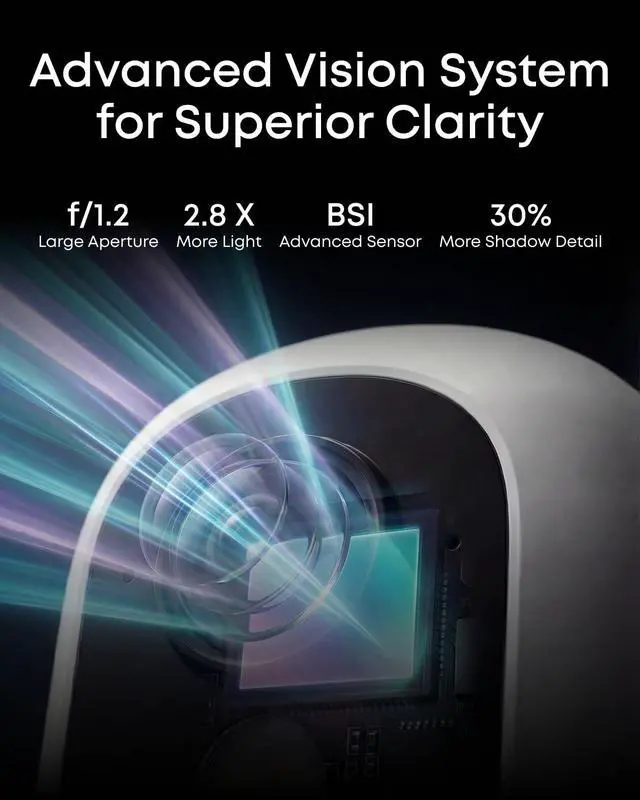 Alt view image 4 of 7 - Wireless Security Camera, Outdoor and Indoor, Magnetic Mount, Color Night Vision, Local Storage, No Monthly Fee, IP67, Supports Solar Panel, White