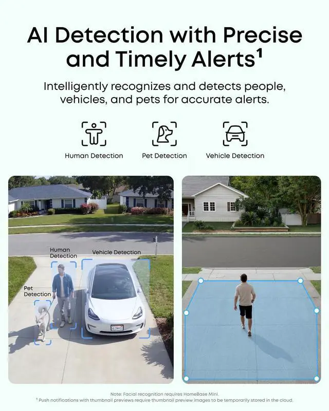 Alt view image 6 of 7 - Wireless Security Camera, Outdoor and Indoor, Magnetic Mount, Color Night Vision, Local Storage, No Monthly Fee, IP67, Supports Solar Panel, White