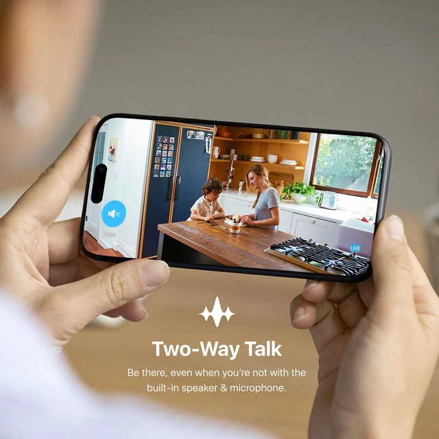 Alt view image 7 of 7 - 1080P WiFi Camera Indoor, Nanny Cam, Dog Camera & Baby Monitor, Human & Pet Detection, Motion-Tracking, 2.4Ghz Only, Pan/Tilt Wireless IP Camera, Night Vision, Smart Home App ASH21-B