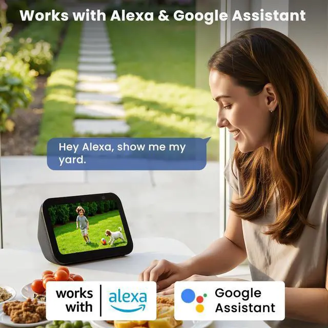 Alt view image 7 of 7 - 360° View Wireless Outdoor Security Camera, No Subscription Free 7-Day Cloud/SD, Pan, AI Detection, Magnetic, Battery Powered, 2.4G WiFi, 2K, Night Vision, 2-Way Talk, Home Security, IP65