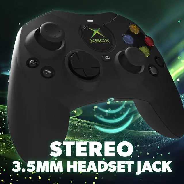 Alt view image 4 of 6 - DuchesS Wired Controller for Xbox Series X|S, Xbox One, Windows 10|11, PC, with Hall Effect Joysitcks, Audio Jack, Impulse Triggers, Black - Officially licensed