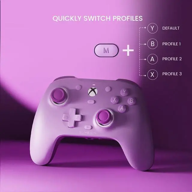 Alt view image 7 of 7 - G7 SE Wired Controller for Xbox Series X|S, Xbox One & Windows 10/11, Plug and Play Gaming Gamepad with Hall Effect Joysticks/Hall Trigger, 3.5mm Audio Jack (Purple)