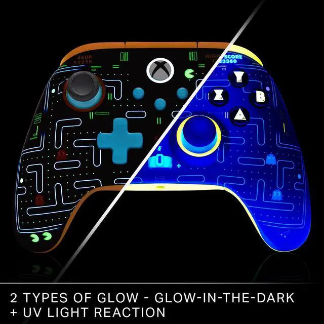 Alt view image 2 of 7 - Wireless Controller for Xbox Series X|S - PAC-MAN SE, hall effect thumbsticks, low latency wireless, officially licensed, works with Xbox One and Windows 10/11