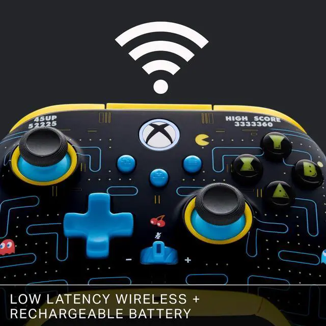 Alt view image 4 of 7 - Wireless Controller for Xbox Series X|S - PAC-MAN SE, hall effect thumbsticks, low latency wireless, officially licensed, works with Xbox One and Windows 10/11