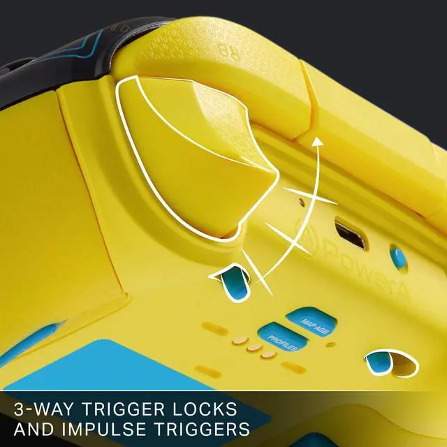 Alt view image 6 of 7 - Wireless Controller for Xbox Series X|S - PAC-MAN SE, hall effect thumbsticks, low latency wireless, officially licensed, works with Xbox One and Windows 10/11