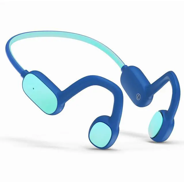 Main image of Kids Headphones, Bluetooth 5.2 Air Conduction Open Ear Headphones, 85dB Volume Limiting, Stereo Sound with Mic, IPX5 Waterproof, 20H Playtime, Perfect for School and Outdoor Activities-Blue