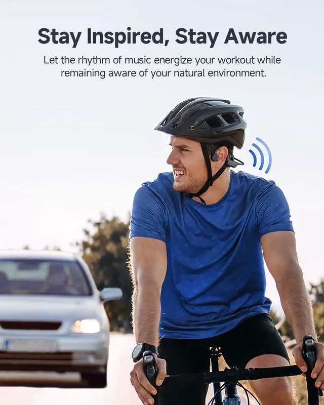 Alt view image 4 of 7 - Bone Conduction Headphones IPX8 Waterproof Swimming Headphones Open Ear Headphones with MP3 Mode 32GB Memory Up to 8 Hours Playtime Bluetooth 5.4 Ear Buds Secure Fit for Running and Fitness