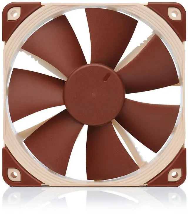Alt view image 2 of 7 - NF-F12 PWM, Premium Quiet Fan, 4-Pin (120mm, Brown)