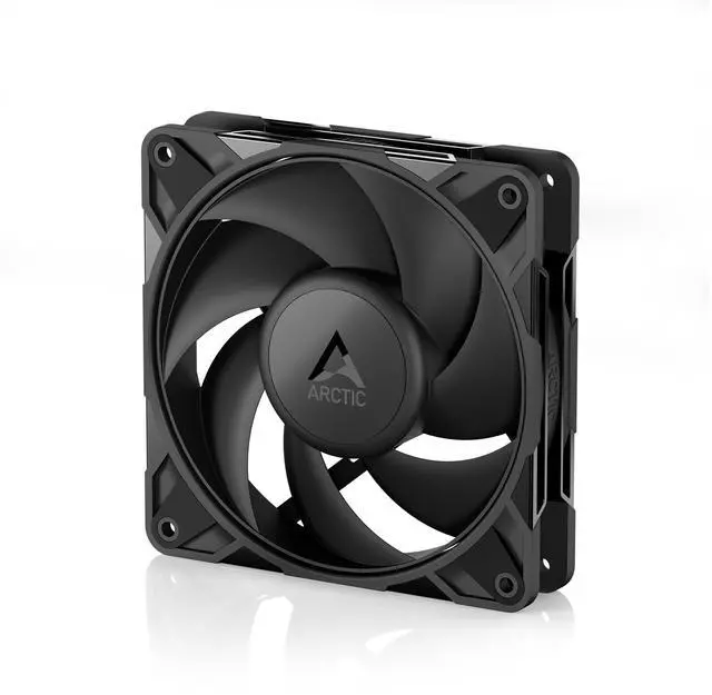 Main image of P12 Pro PST - Powerful Premium Fan, 120 mm PWM Fan with Y-Cable Splitter, 600-3000 RPM, 0 RPM <5% PWM, Fluid Dynamic Bearing, 4-Pin - Black