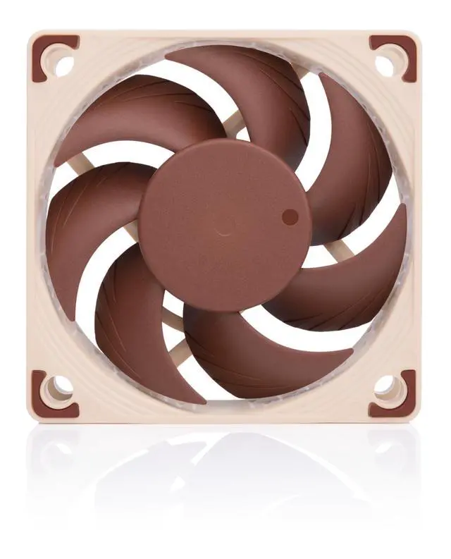 Alt view image 3 of 6 - NF-A6x15 PWM, Premium Quiet Slim Fan, 4-Pin (60x15mm, Brown)