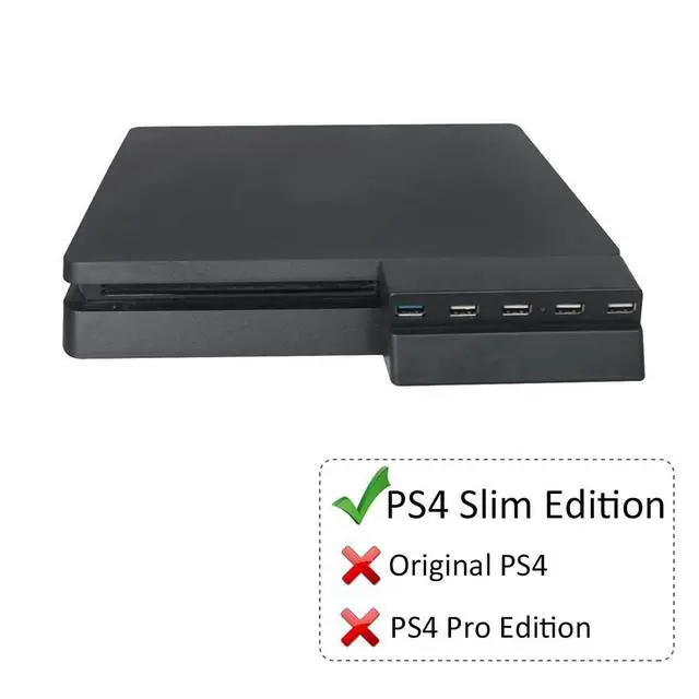 Alt view image 3 of 6 - Bealuffe USB Hub for PS4Slim Gaming Console, USB Extender Splitter, Extra USB Ports