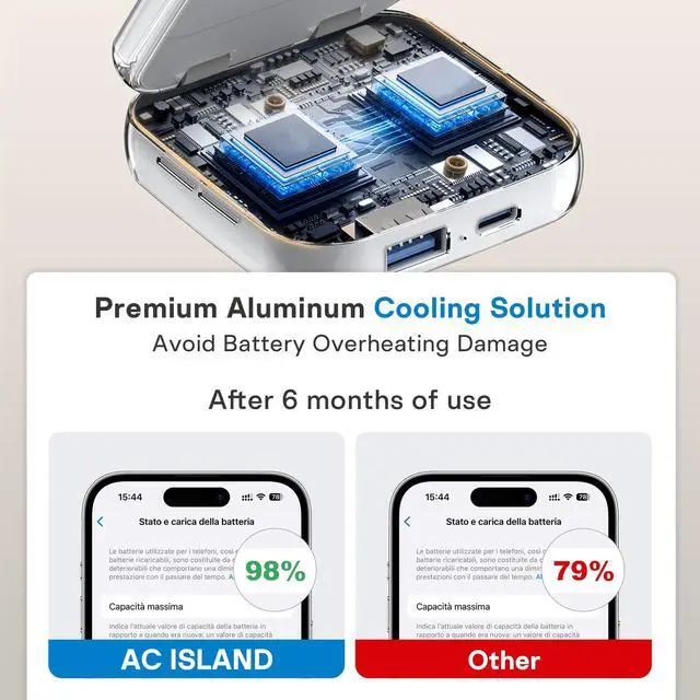 Alt view image 7 of 7 - 5-in-1 Wireless Charger for MagSafe, Portable Travel Charging Station, 35W Max Fast Foldable Magnetic Stand, Evolved for iPhone 17-12 & Air Series, Apple Watch, AirPods (with 35W Adapter)