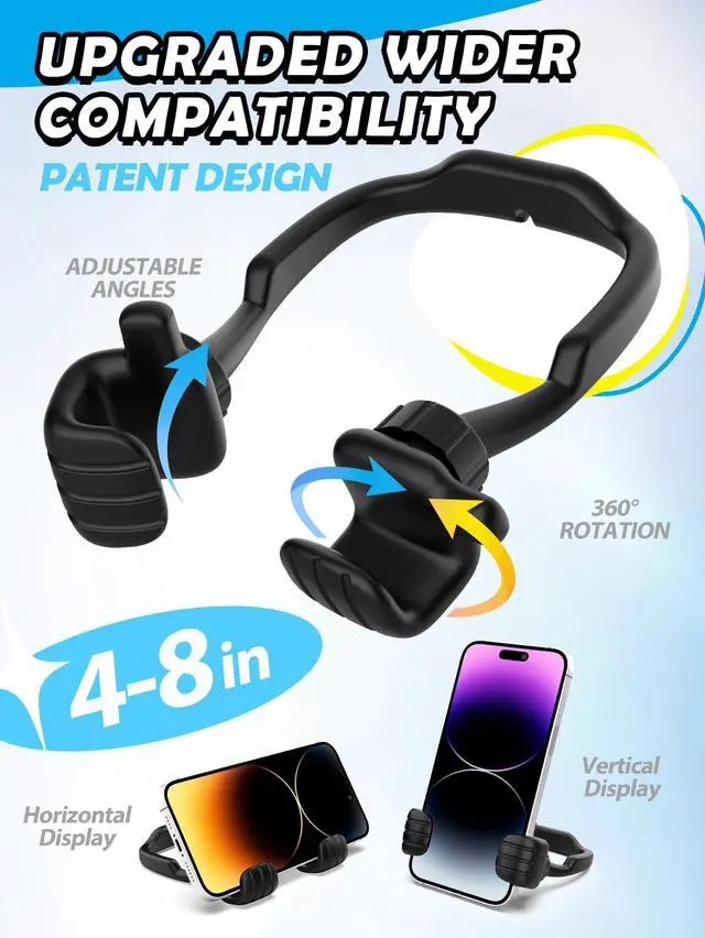 Alt view image 2 of 7 - Easter Basket Stuffers for Teens Boys Girls Him Men Ideas: 2 Pack Thumbs Up Lazy Phone Stand Cell Phone Holder Easter Gifts for Kids Teenage Son Her Women Wife Adults Funny Cool Gadgets