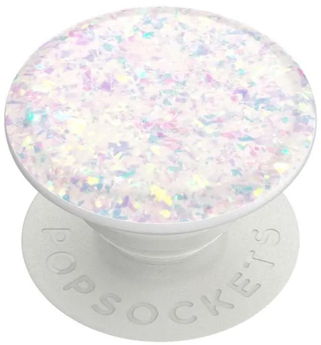 Main image of Phone Grip with Expanding Kickstand, Adhesive Grip - White