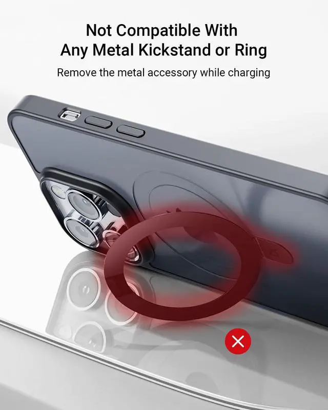 Alt view image 3 of 7 - Wireless Charger for Thick Cases of 10MM/Otterbox/Heavy Duty, 3 in 1 Charging Dock for iPhone 17 16 15 14 Pro Max, Phone Stand Charging Station for Multiple Devices for Apple Watch/AirPods